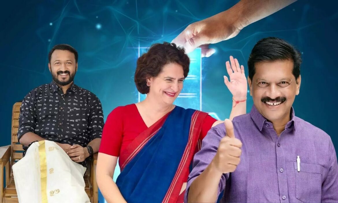വയനാട്ടിൽ പ്രിയങ്ക തരംഗം; പാലക്കാട് ലീഡ് തിരിച്ചുപിടിച്ച് രാഹുൽ, ചേലക്കര ഇടതിനൊപ്പം