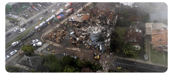 ബ്രസീലിൽ ചെറുവിമാനം തകർന്ന് വീണ് 10 പേർ കൊല്ലപ്പെട്ടു; നിരവധിപ്പേർക്ക് പരിക്കേറ്റതായും റിപ്പോർട്ടുകൾ