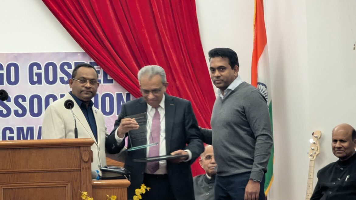 ചിക്കാഗോയിൽ സീനിയർ പാസ്റ്റേഴ്സിനെ ആദരിച്ചു
