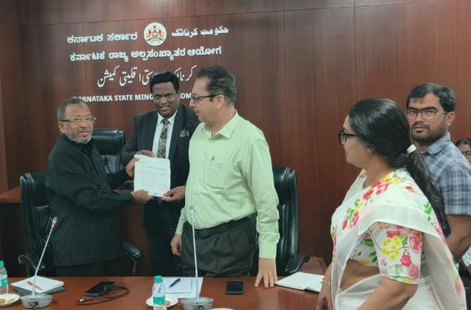 കർണാടകയിലെ ക്രൈസ്തവ സഭകളുടെ ആവശ്യങ്ങൾ; ന്യൂനപക്ഷ കമ്മീഷന് നിവേദനം നൽകി