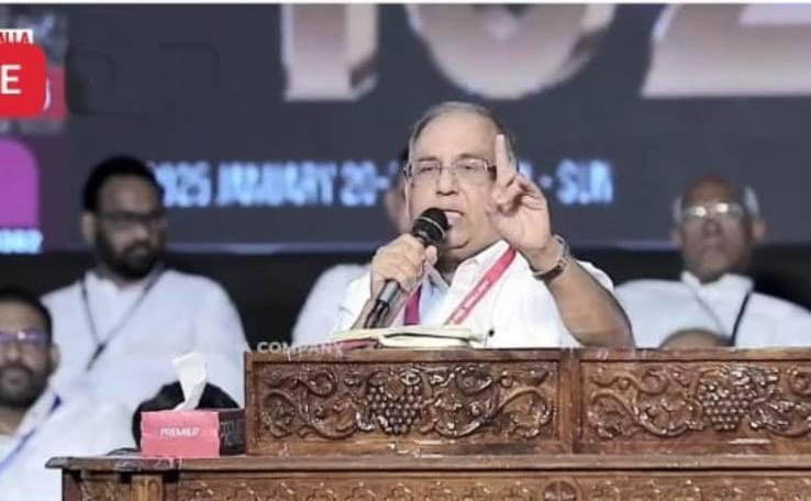 ദൈവാധിപത്യത്തിന് സഭകൾ വിധേയപ്പെടുമ്പോൾ നമ്മുടെ ജീവിതം മാതൃകാ പൂർണ്ണമാകും : റവ. സണ്ണി താഴാംപള്ളം