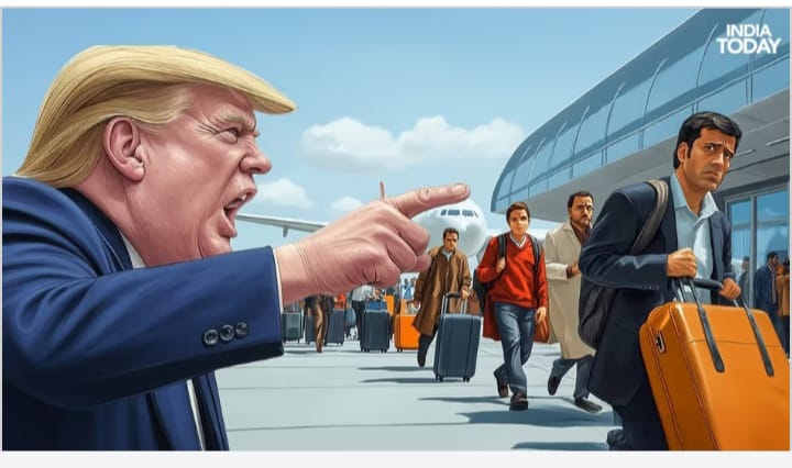 നാടുകടത്തൽ: ഇന്ത്യക്കാരുമായുള്ള രണ്ടാമത്തെ വിമാനം ശനിയാഴ്ച അമൃസറിൽ എത്തും;വിമാന ലാൻ്റിംഗിനെ ചൊല്ലി വിവാദം