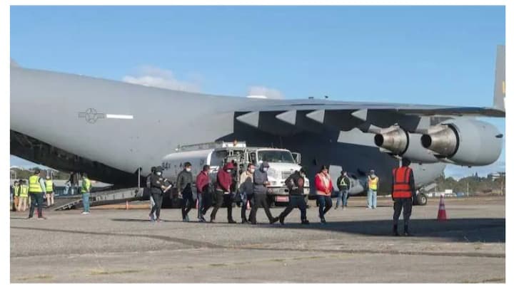 യു.എസ് നാടുകടത്തൽ; 119 പേരുമായി രണ്ടാമത്തെ വിമാനം അമൃത്‌സറിലിറങ്ങി