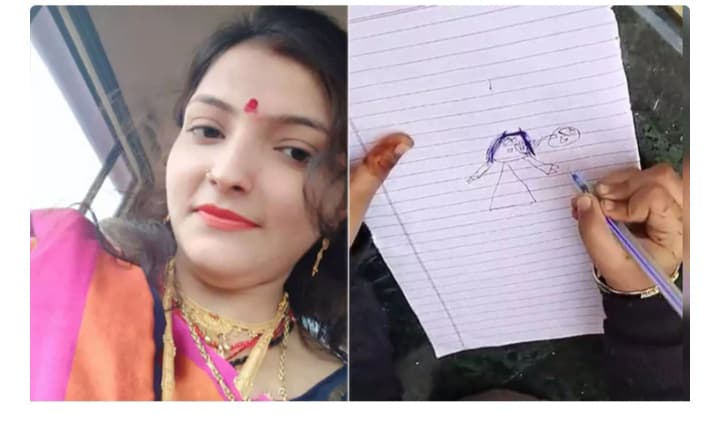നാല് വയസുകാരി ചിത്രം വരച്ചു;അത് അമ്മയുടെ ആത്മഹത്യയല്ല കൊലപാതകമെന്ന് തെളിഞ്ഞു