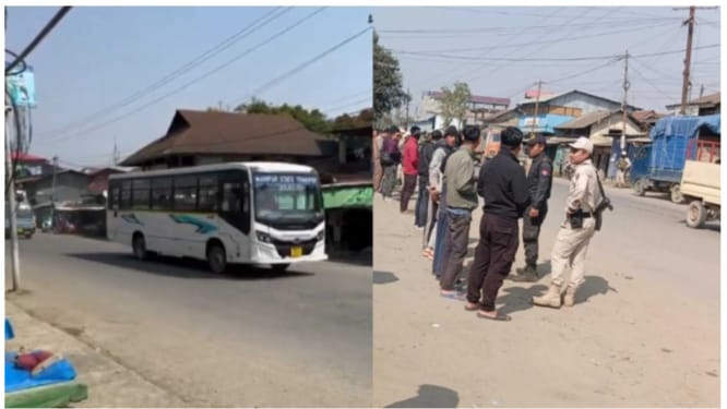 മണിപ്പൂരിൽ ബസ് സർവീസ് തുടങ്ങിയതിന് പിന്നാലെ വ്യാപക പ്രതിഷേധം; സുരക്ഷാ സേനയുമായുണ്ടായ ഏറ്റുമുട്ടലിൽ ഒരാൾ മരിച്ചു