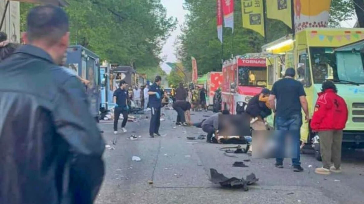 ജനക്കൂട്ടത്തിനിടയിലേക്ക് കാര്‍ ഓടിച്ചുകയറ്റി, നിരവധി മരണം; തീവ്രവാദി ആക്രമണമാണെന്ന് സംശയം