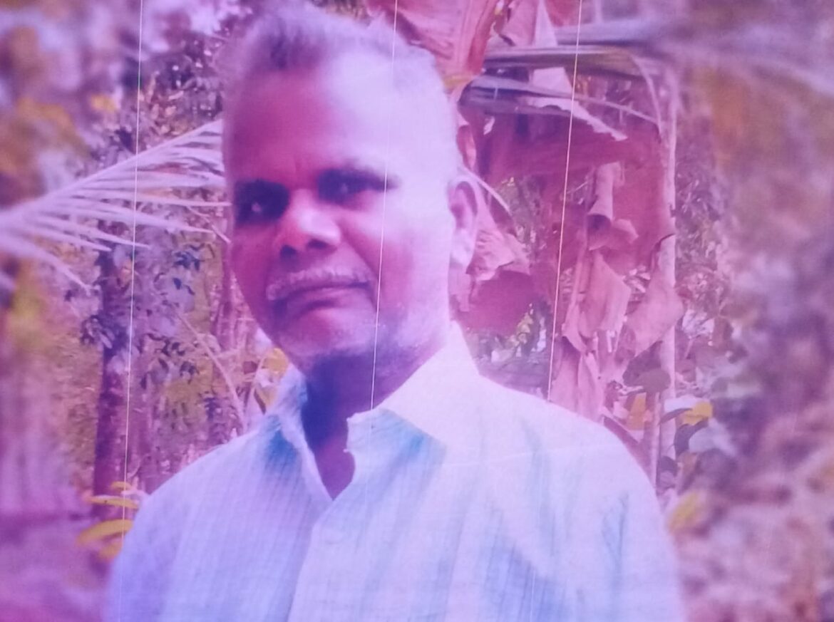 പാസ്റ്റർ ബിനു എൻ ബേബി യുടെ പിതാവ് ബേബി യോഹന്നാൻ നിത്യതയിൽ