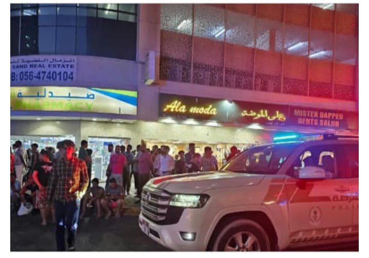 ഷാര്‍ജയില്‍ തീപിടിച്ച ബഹുനില കെട്ടിടത്തില്‍ നിന്ന് ചാടി രക്ഷപ്പെടാന്‍ ശ്രമം; അഞ്ച് പേർ മരിച്ചു