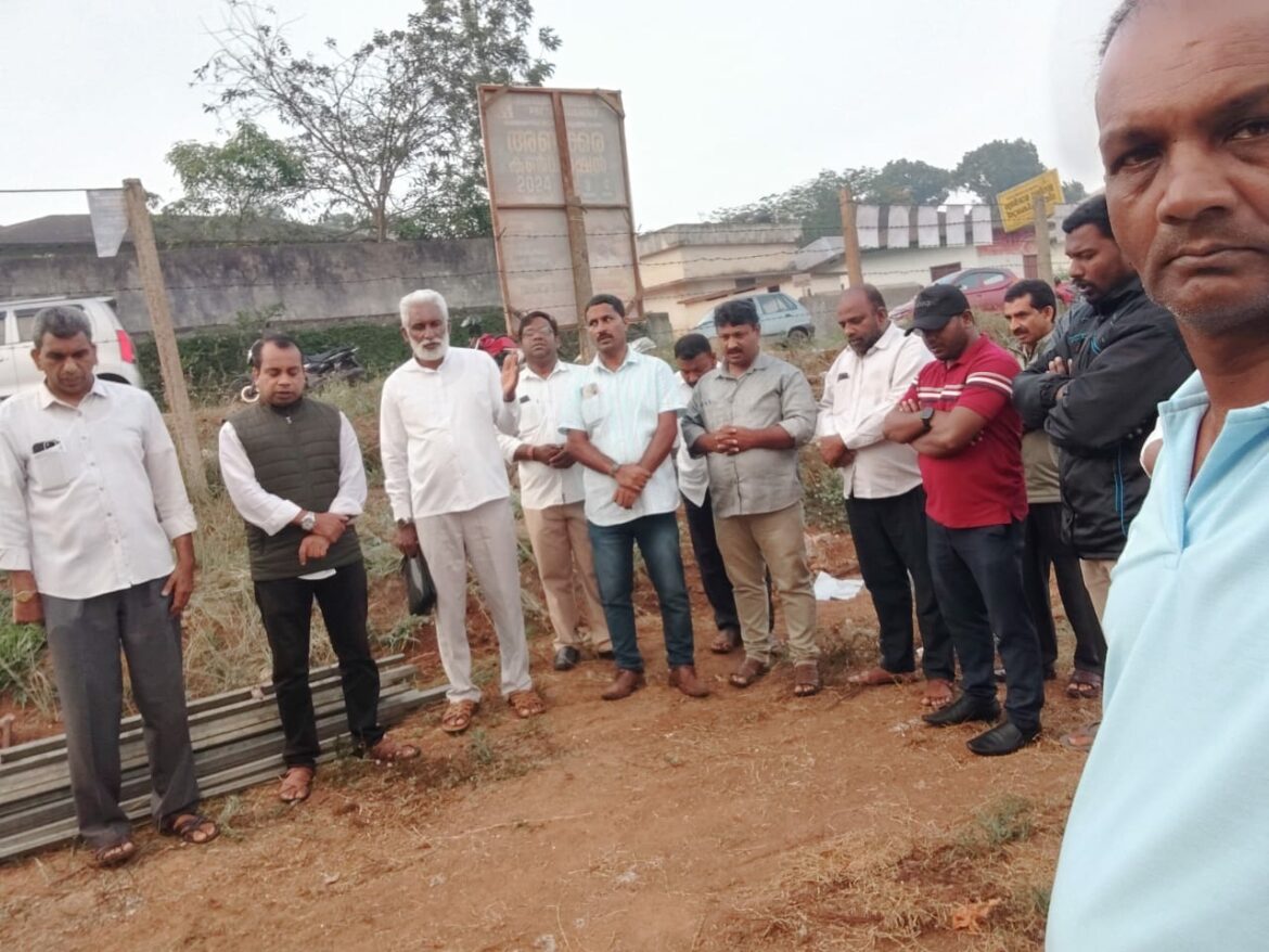 അണക്കര കൺവൻഷൻ : പന്തൽ പണി ആരംഭിച്ചു