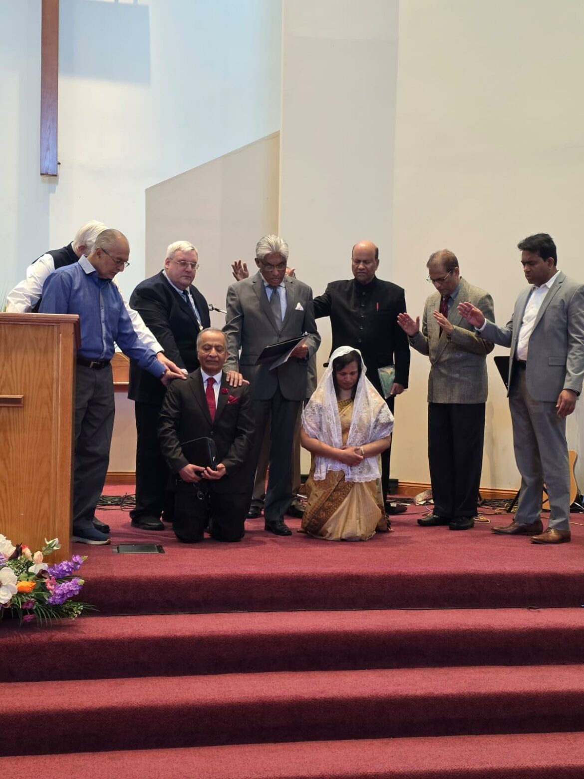 ബ്രദർ മാത്യൂസ് എബ്രഹാമിന് പാസ്റ്ററൽ ഓർഡിനേഷൻ നൽകി