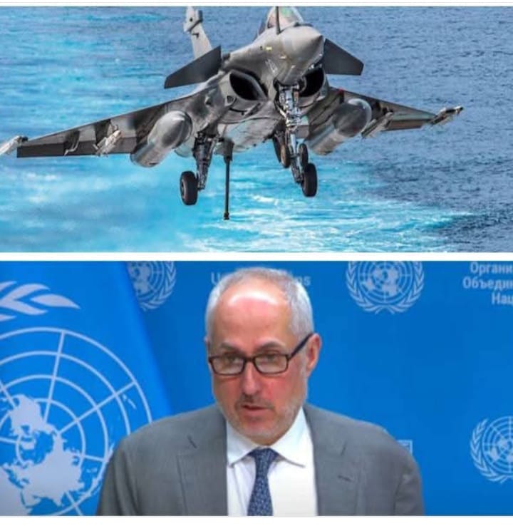 റഫാലിൻെറയും സുഖോയുടെയും അഭ്യാസ പ്രകടനം:പാക്കിസ്താൻെറ ചങ്കിടിപ്പേറുന്നു; അരുതെന്ന് ഐക്യരാഷ്ട്രസഭ