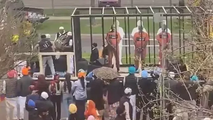 ‘8,00,000 ഹിന്ദുത്വവാദികളെ ഇന്ത്യയിലേക്ക് നാടുകടത്തണം’; കാനഡയില്‍ പരേഡ് നടത്തി ഖലിസ്ഥാന്‍ അനുഭാവികള്‍