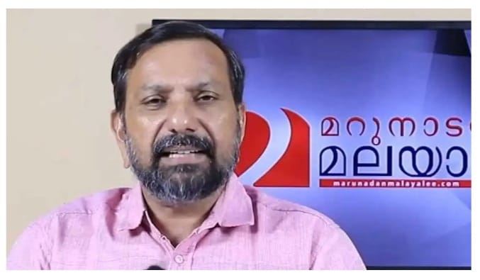 അപകീർത്തികരമായി വാർത്ത നൽകി; മറുനാടൻ മലയാളി എഡിറ്റർ ഷാജൻ സ്ക്കറിയ അറസ്റ്റിൽ