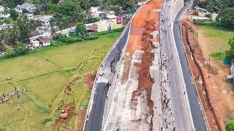 കെഎൻആര് കണ്സ്ട്രക്ഷൻസിന് വിലക്ക്; മലപ്പുറം കൂരിയാട് ദേശീയപാത ഇടിഞ്ഞ സംഭവത്തില് നടപടിയെടുത്ത് കേന്ദ്രം