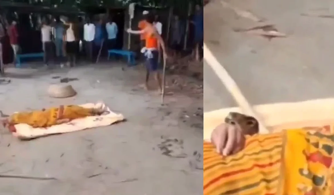 ബീഹാറില് സ്ത്രീയെ മൂര്ഖൻ കടിച്ചു: പാമ്പിനെ കൊണ്ട് വിഷം തിരിച്ചെടുപ്പിക്കാൻ ശ്രമിച്ച് ഗ്രാമീണര്, വീഡിയോ