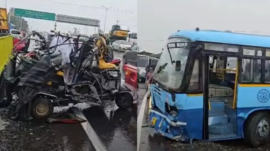 കാസര്കോട് കാത്തിരിപ്പു കേന്ദ്രത്തിലേക്ക് ബസ് ഇടിച്ചു കയറി; അഞ്ചു മരണം; മൂന്നു പേരുടെ നില ഗുരുതരം