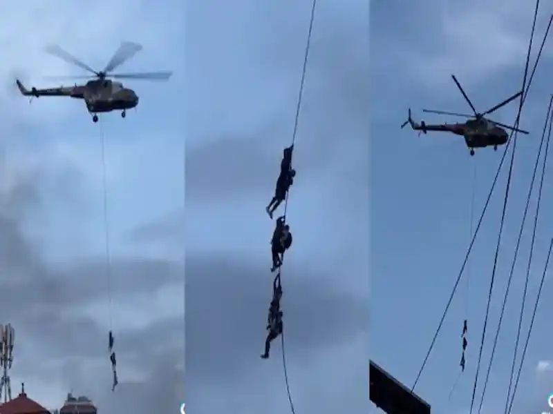 നേപ്പാളില് പ്രക്ഷോഭം രൂക്ഷം; ഹെലികോപ്ടര് വഴി രക്ഷപ്പെടാന് ശ്രമിക്കുന്ന മന്ത്രിമാരും കുടുംബാംഗങ്ങളും