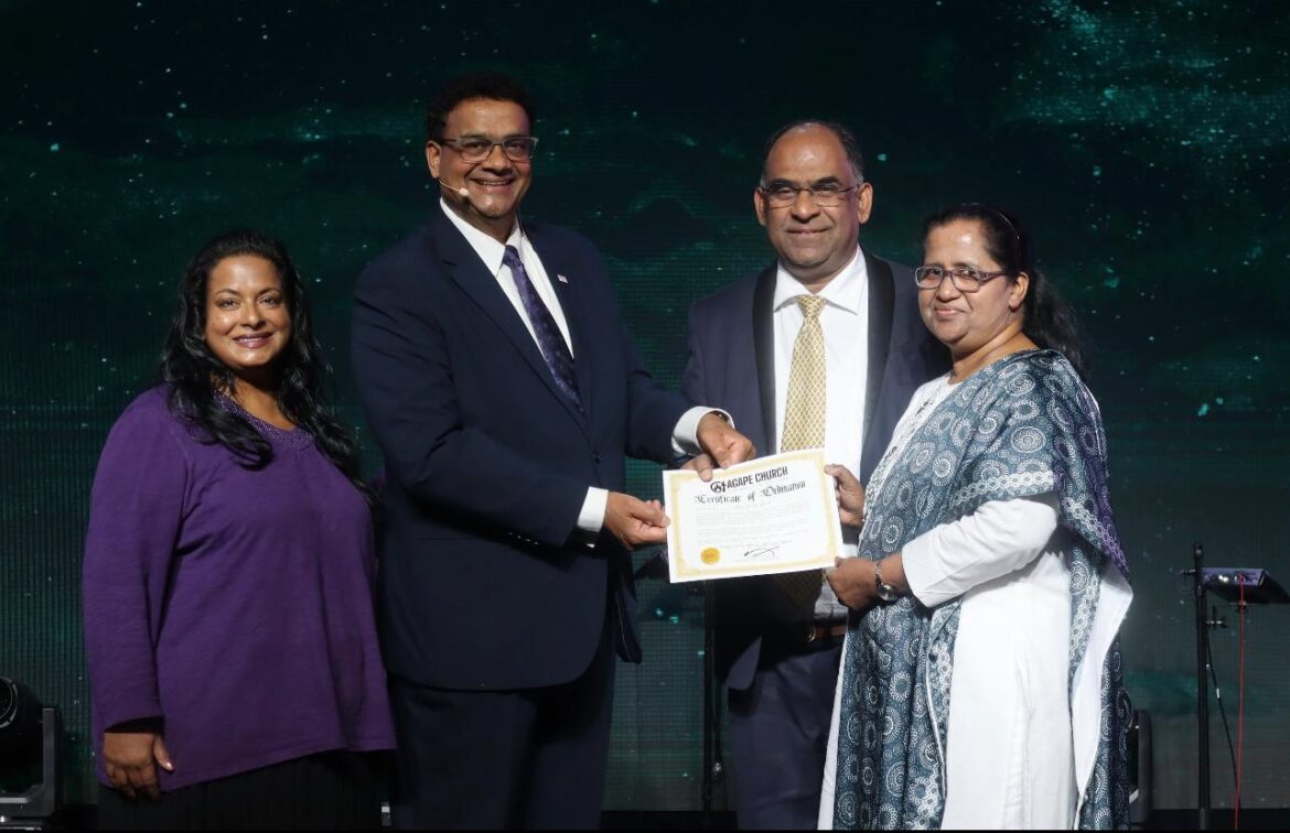 ️ പാസ്റ്റർ ലാലു ജോർജ് ജേക്കബിനു അഗാപ്പേ ചർച്ച് ഡാളസ്സിന്റെ ഓർഡിനേഷൻ ലഭിച്ചു