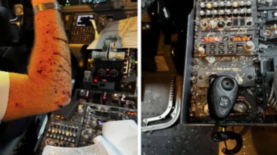 140 യാത്രക്കാരുമായി 36000 അടി ഉയരത്തിൽ പറക്കവെ വിമാനത്തിന്റെ വിൻഷീൽഡ് പൊട്ടി; പൈലറ്റിന് പരുക്ക്