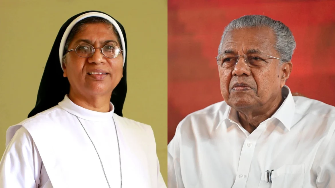 മുഖ്യമന്ത്രിക്കെതിരെ വധശ്രമത്തിന് ആഹ്വാനം: കന്യാസ്ത്രീയെ തള്ളി സിഎംസി സന്യാസിനി സമൂഹം