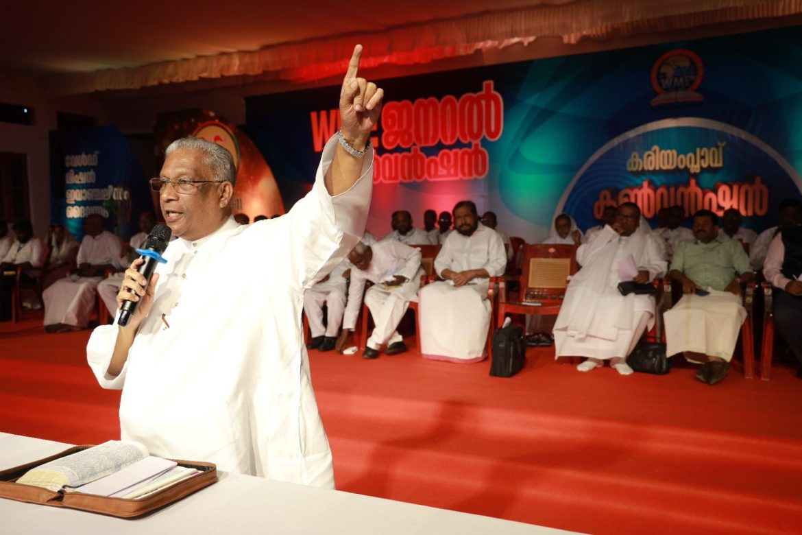 ദൈവജനത്തെ പിന്തുടർന്ന് നശിപ്പിപ്പാൻ ശ്രമിക്കുന്നവർ സൂക്ഷിക്കണം: പാസ്റ്റർ ഒ. എം. രാജുക്കുട്ടി