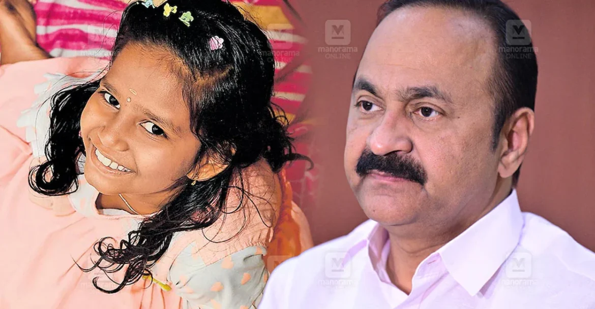 വിനോദിനിക്ക് കൈവച്ച് നല്‍കും; ഒന്‍പത് വയസുകാരിക്ക് കൈത്താങ്ങായി വി.ഡി. സതീശന്‍