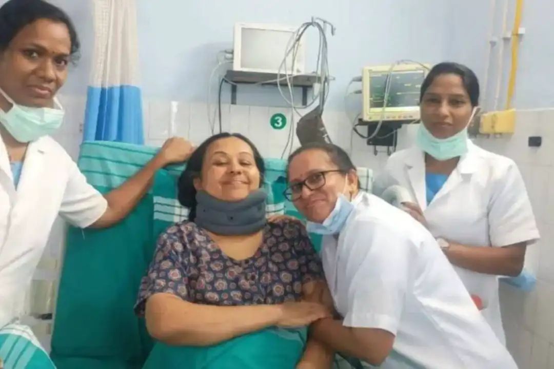 കെ.എസ്.യു പ്രതിഷേധത്തിനിടെ പരിക്കേറ്റ മന്ത്രി വീണാ ജോര്‍ജ് ആശുപത്രി വിട്ടു; തിരുവനന്തപുരത്തേക്ക് പുലര്‍ച്ചെ യാത്ര തിരിച്ചു