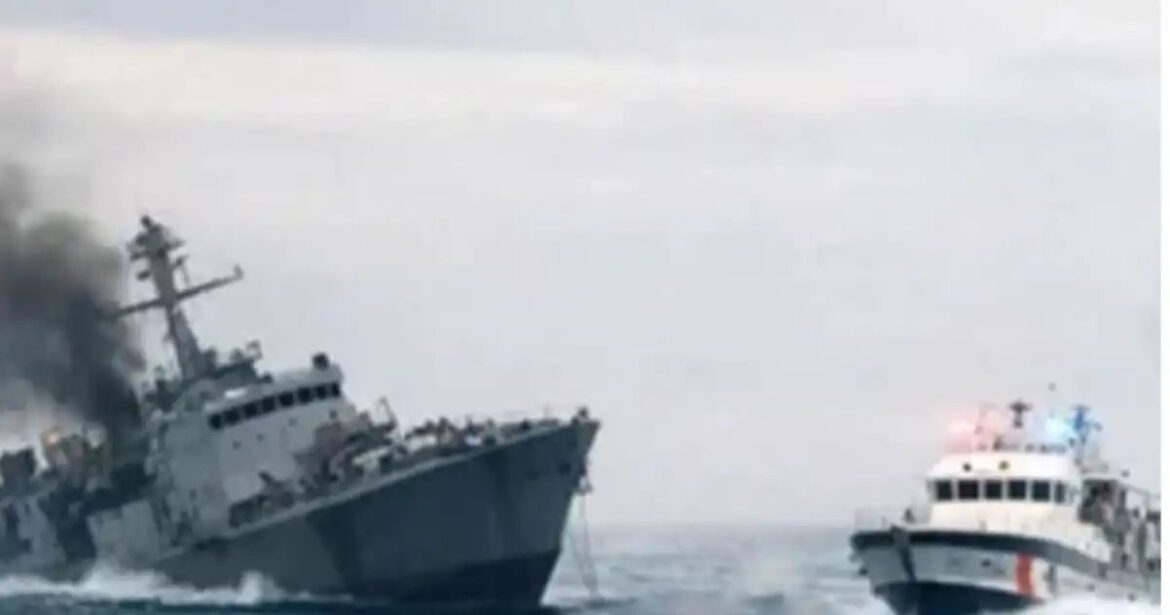അമേരിക്ക തകര്‍ത്തത് ഇന്ത്യയില്‍ നിന്ന് മടങ്ങുകയായിരുന്ന ഇറാനിയൻ യുദ്ധകപ്പല്‍; 80 മരണം; വീഡിയോ പുറത്ത്