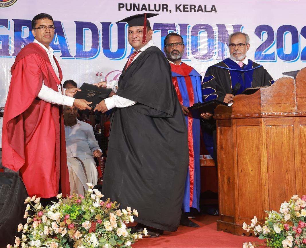 പുനലൂർ ബഥേൽ ബൈബിൾ കോളേജ് ഗ്രാഡുവേഷൻ