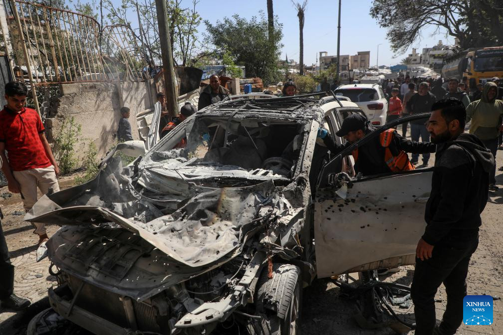 ഗാസയിൽ ഇസ്രയേൽ ആക്രമണം; ഹമാസ് കമാൻഡറും മകനും അടക്കം അഞ്ചുപേർ കൊല്ലപ്പെട്ടു