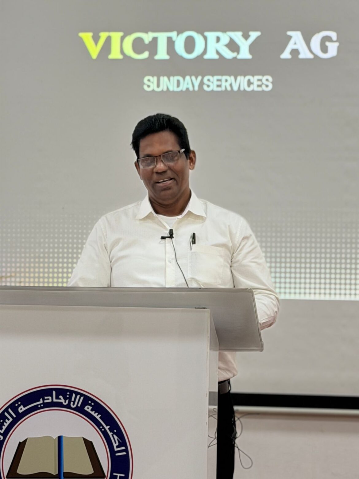 ജെ. ജോൺസൺ ഷാർജ വിക്ടറി എ ജി സഭയുടെ ശുശ്രൂഷകനായി ചുമതല ഏറ്റു