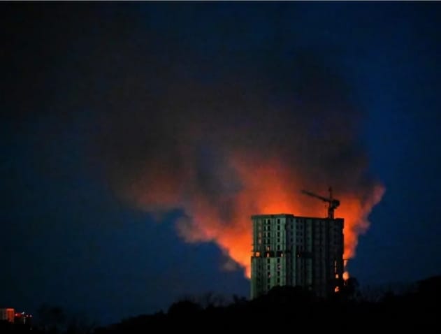 റഷ്യയുടെ മിസൈൽ വർഷത്തില്‍ യുക്രൈനിൽ പത്ത് മരണം; നിരവധിപ്പേര്‍ക്ക് പരിക്ക്