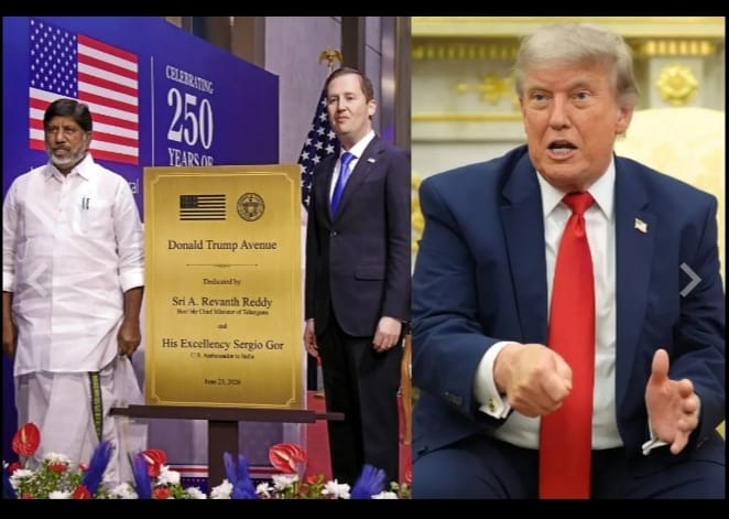 ഇന്ത്യയിലെ റോഡിനിട്ടത് ട്രംപിന്‍റ പേര്;ട്രൂത്ത് സോഷ്യലിൽ കൂടി നന്ദി പറഞ്ഞ് പ്രസിഡന്‍റ്