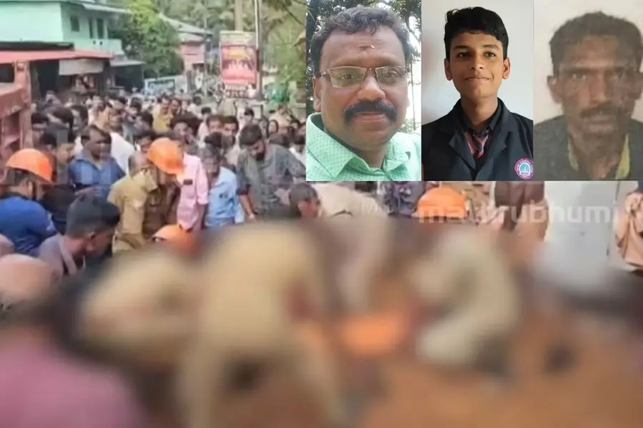 കൊട്ടാരക്കരയിൽ ടിപ്പർ ലോറി ബസ് സ്‌റ്റോപ്പിലേക്ക് പാഞ്ഞുകയറി; 3 മരണം, അഞ്ചുപേർക്ക് പരിക്ക്