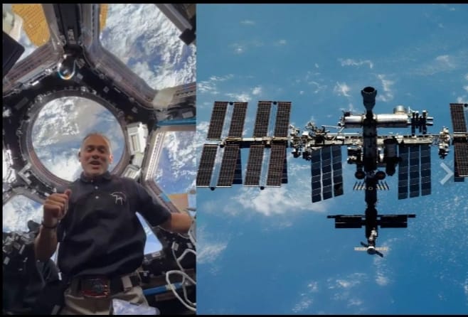 ബഹിരാകാശത്തു നിന്ന് ഒരു ‘ഹലോ’ !; ആദ്യ അനുഭവം പങ്കുവെച്ച് ഡോ. അനിൽ മേനോൻ