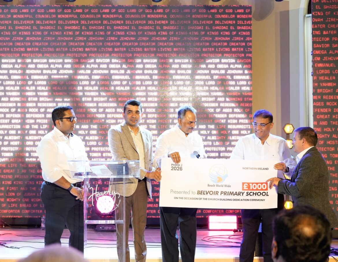 ബെൽഫാസ്റ്റിൽ ഹെവൻലി ഫീസ്റ്റ് ആരാധനാലയം സമർപ്പിച്ചു; ഇന്ത്യൻ കോൺസൽ ജനറൽ കിരൺ ഖത്രി ഉദ്ഘാടനം ചെയ്തു