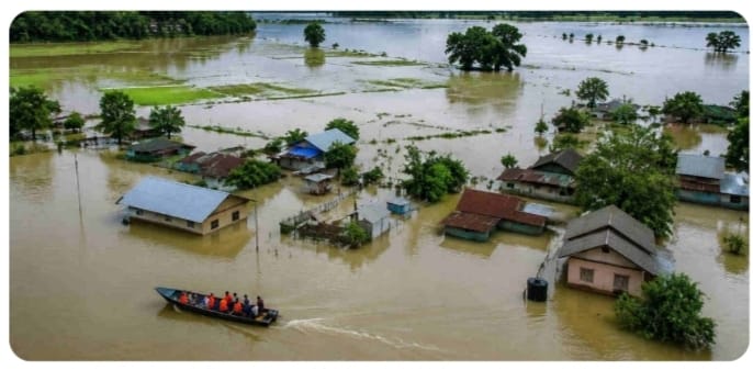 ​മിന്നൽ പ്രളയത്തിൽ വലഞ്ഞ് അസമും ഒഡീഷയും; മരണം 82 ആയി ഉയർന്നു