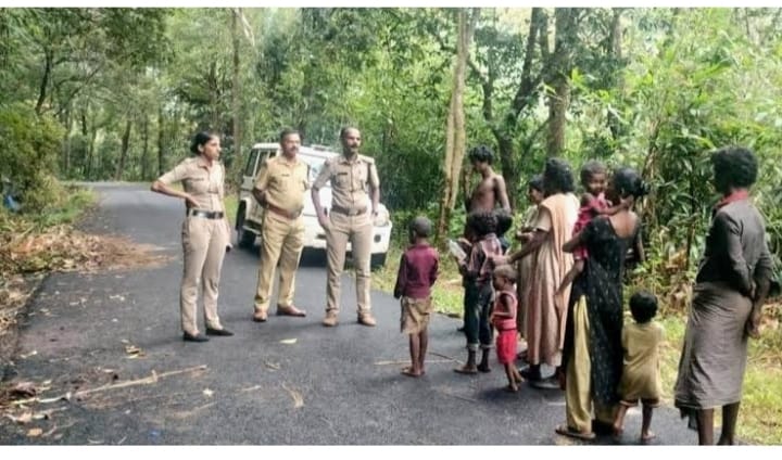 ഓണം ഉണ്ണാൻ ക്ഷണിക്കാനെത്തി: കണ്ടത് പട്ടിണിയിലായ ജീവിതങ്ങൾ; താങ്ങായി മൂഴിയാര്‍ പോലീസ്