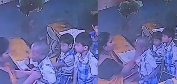 ഹോംവര്‍ക്ക് ചെയ്തില്ല: അധ്യാപികയുടെ മര്‍ദ്ദനമേറ്റ 5 വയസ്സുകാരൻ ക്ലാസ് മുറിയില്‍ കുഴഞ്ഞുവീണ് മരിച്ചു