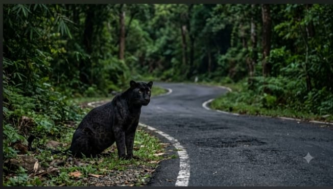 പത്തനംതിട്ട കലഞ്ഞൂരിൽ ജനവാസമേഖലയിൽ കരിമ്പുലിയിറങ്ങി; നാട്ടുകാർ ഭീതിയിൽ