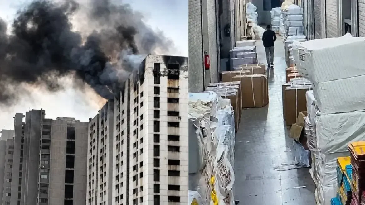 10,000 രൂപയുടെ തര്‍ക്കം: സൂററ്റിലെ വസ്ത്ര മാര്‍ക്കറ്റിന് തീയിട്ട് അക്കൗണ്ടന്റ്; 24 കോടിയുടെ നഷ്ടം, പ്രതി അറസ്റ്റില്‍