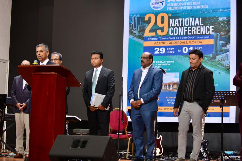 AGIFNA 2027 ഫ്ലോറിഡ കോൺഫറൻസ്: ആദ്യ രജിസ്ട്രേഷൻ അജിഫിനയുടെ ആദ്യ കൺവീനർ റവ. കെ.പി. ടൈറ്റസിൽ നിന്നും സ്വീകരിച്ചു