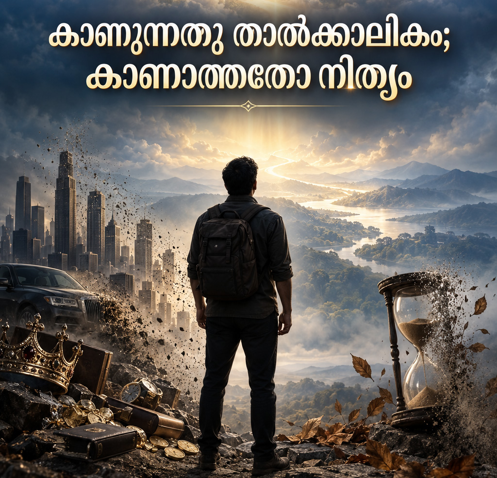 കാണുന്നതു താൽക്കാലികം കാണാത്തതോ  നിത്യം