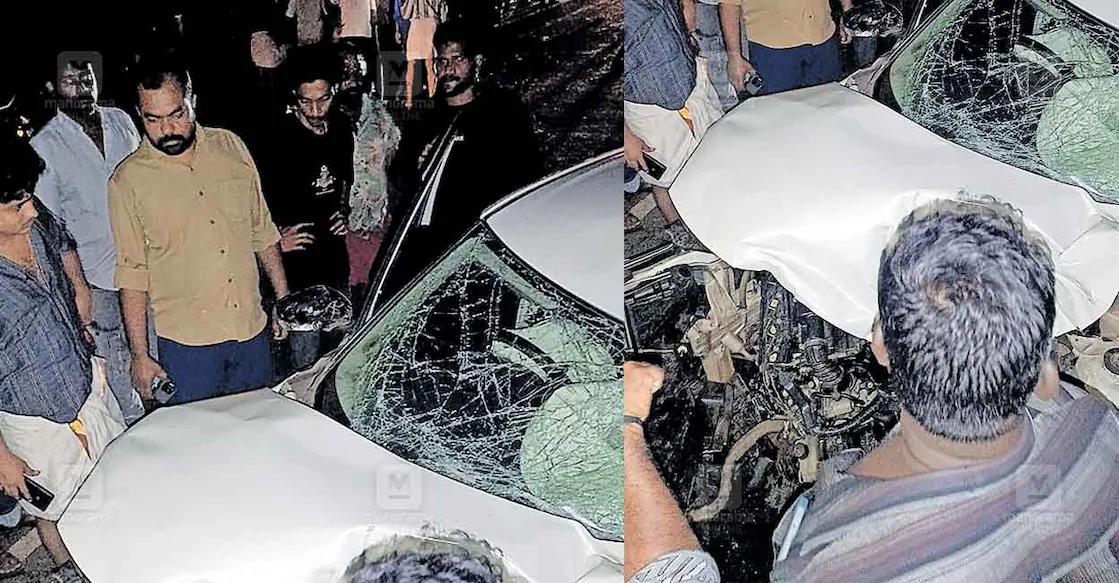 തൃശൂരിൽ വീണ്ടും അപകടം; ബൈക്കിൽ നിയന്ത്രണം വിട്ട കാറിടിച്ച് 3 മരണം: മരിച്ചത് ദമ്പതികളും മൂന്നു വയസ്സുള്ള മകനും