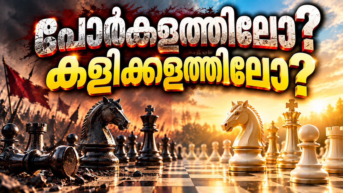 പോർക്കളത്തിലോ? കളിക്കളത്തിലോ?