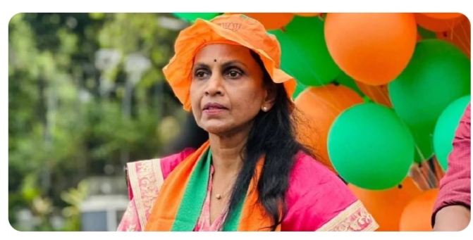 ശ്വാസം വിട്ട് ബി ജെ പി;ശ്രീലേഖ രാജി പിന്‍വലിച്ചു