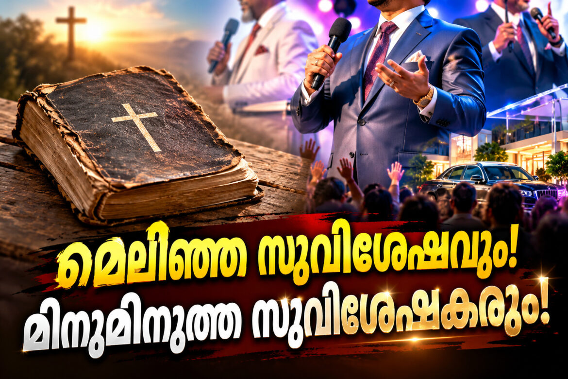 മെലിഞ്ഞ സുവിശേഷവും! മിനുമിനുത്ത സുവിശേഷകരും!